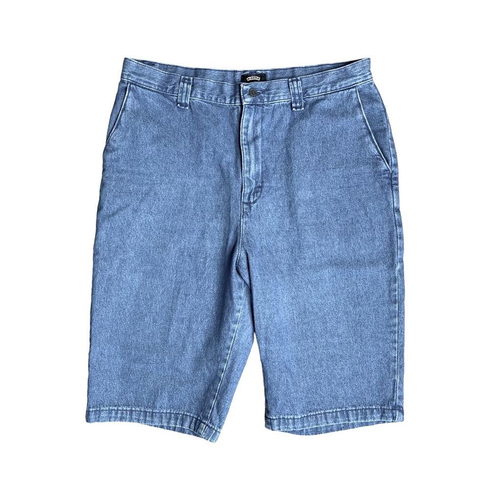 RIDERS CASUALS Denim Flat Front Bermuda Shorts Women’s Size 14